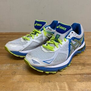 ASICS GT-2000 Athletic Running Sneakers T550N Women's Size 7.5 White/Blue/Green